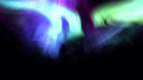 Aurora Symphony Animation Loop Background Stock Footage 340239422