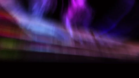 Aurora Symphony Northern Lights Animation Background Loop Stock Footage 343025941