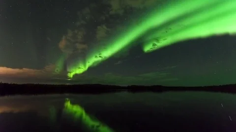 Aurora Time lapse Stock Footage 80066910
