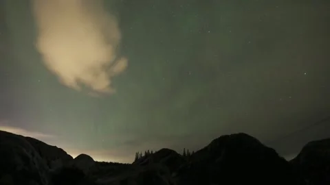 Aurora timelapse Stock Footage 193386046