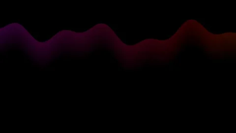 Aurora violet curtain on black background overlay 4K Stock Footage 336513796