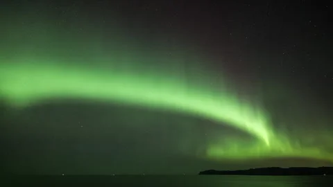 Aurora wave over the sea Stock Footage 269706555