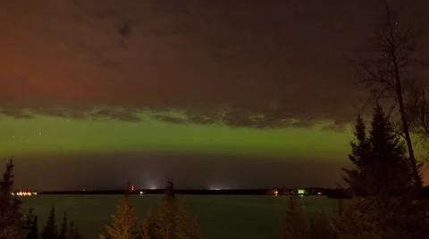 Auroral Arc Stock Footage 54714132