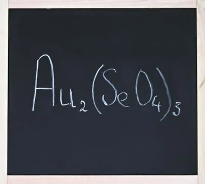 Aurum selenate Stock Photos