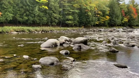 Ausable River in the Adirondacks 1 Stockbeeldmateriaal 157570205