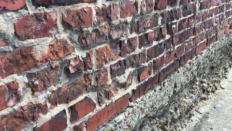 Auschwitz Brick Wall Stock Footage 83005935