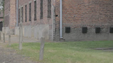 Auschwitz Concentration Camp Blocks Stock Footage 32345383