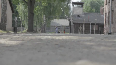 Auschwitz Concentration Camp Stock Footage 32345407