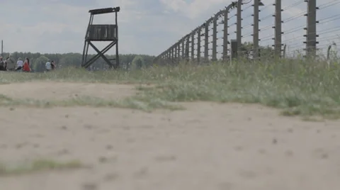 Auschwitz Concentration Camp Stock Footage 32345989