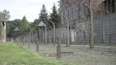 Auschwitz  Concentration camp Stock Footage 83006046