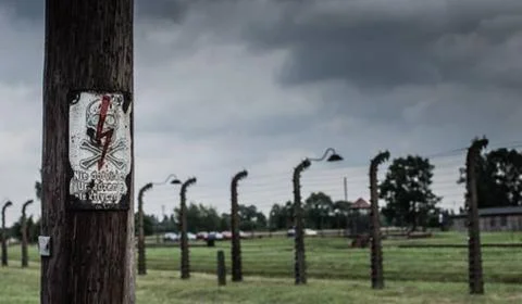 Auschwitz Concentration camp Stock Photos