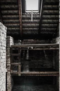 Auschwitz Concentration camp Stock Photos