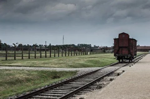Auschwitz Concentration camp Stock Photos