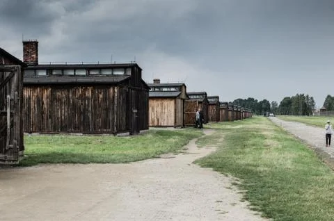 Auschwitz Concentration camp Stock Photos