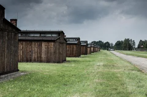 Auschwitz Concentration camp Stock Photos