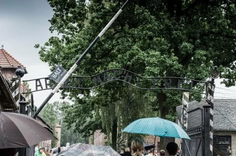 Auschwitz Concentration camp Stock Photos