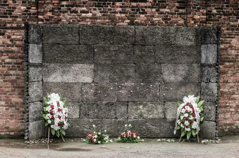 Auschwitz Concentration camp Stock Photos