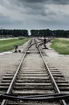 Auschwitz Concentration camp Stock Photos