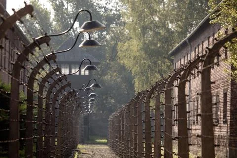 Auschwitz concentration camp Stock Photos