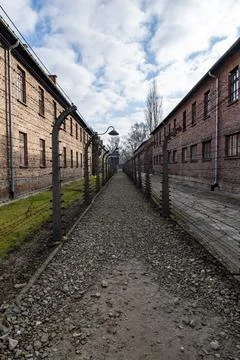 Auschwitz concentration camp Stock Photos