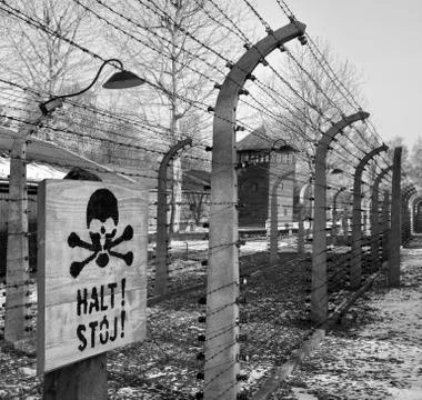 Auschwitz Concentration Camp - Poland Stock Photos