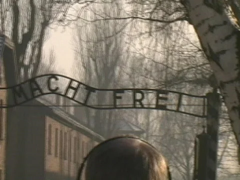 Auschwitz Gate 2 Stock Footage 566694