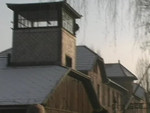 Auschwitz Gate 3 Stock Footage 566693