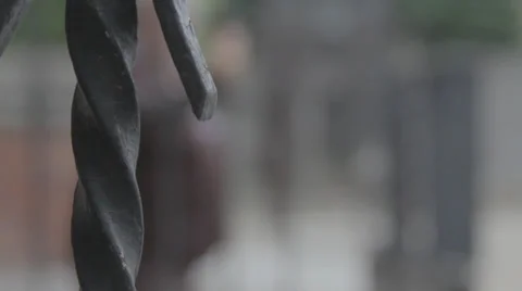 Auschwitz Gate Stock Footage 32345906
