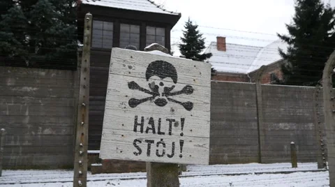 Auschwitz located administratively in Germany Stock Footage 49534562