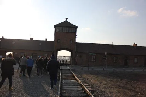 Auschwitz, nazist concentration camp , extermination camp Stock Photos