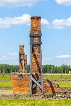 Auschwitz Prisoner Of War Camp Stock Photos