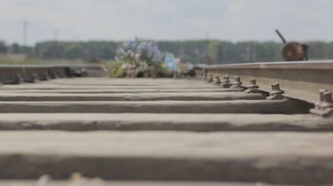 Auschwitz Railway Stock Footage 32345313