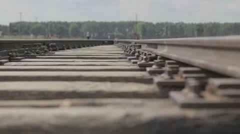 Auschwitz Railway Stock Footage 32346082