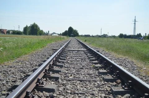 Auschwitz Railway Stock Photos