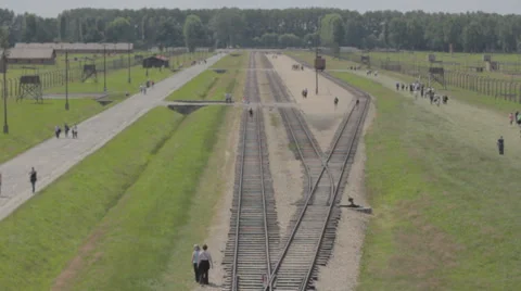 Auschwitz Railways Stock Footage 32345361