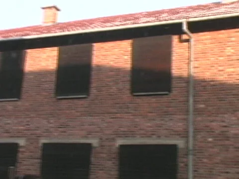 Auschwitz Wall Of Sorrow Stock Footage 566678