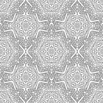 Ausmal Muster seamless coloring pattern Copyright: xZoonar.com/angetax 142... Stock-Fotos