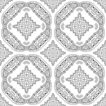 Ausmalmuster seamless coloring pattern Copyright: xZoonar.com/angetax 1427... Stock Photos