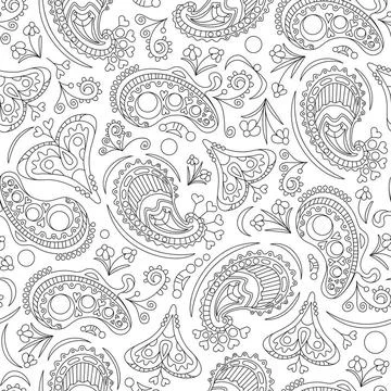 Ausmalmuster seamless coloring pattern Copyright: xZoonar.com/angetax 1427... 스톡 사진