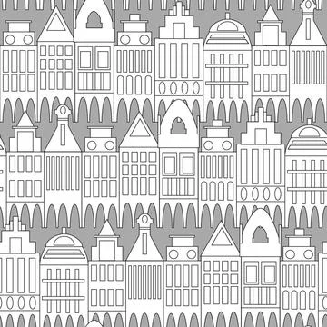 Ausmalmuster seamless coloring pattern Copyright: xZoonar.com/angetax 1427... Foto stock