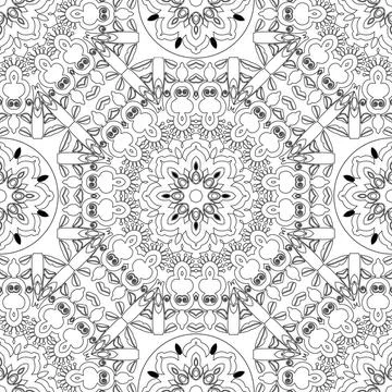 Ausmalmuster seamless coloring pattern Copyright: xZoonar.com/angetax 1427... 스톡 사진