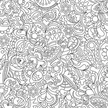 Ausmalmuster seamless coloring pattern Copyright: xZoonar.com/angetax 1427... 스톡 사진