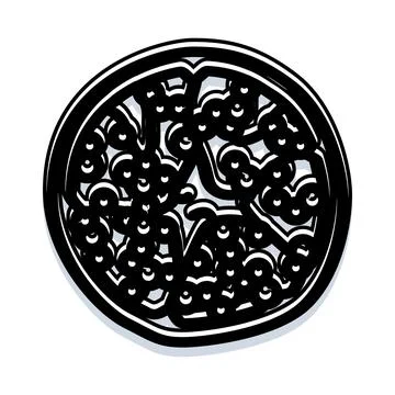 Auspicious traditional cloud pattern motif illustration イラスト素材