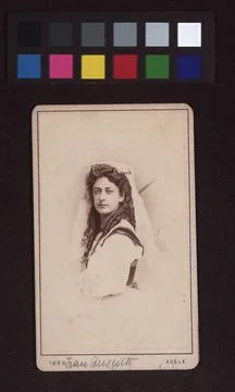 Auspitz, later married winter. Adele Perlmutter (Atelier Adele) (1845-1941... Stock Photos
