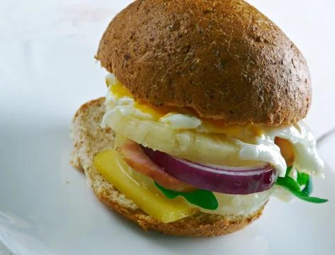 Aussie Burger Stockfoto's