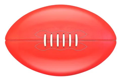 Aussie Rules Ball Stock Illustration