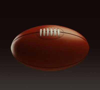 Aussie Rules Ball Stock Illustration