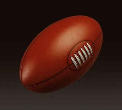 Aussie Rules Ball Stock Illustration