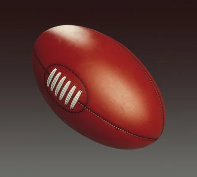 Aussie Rules Ball Stock Illustration