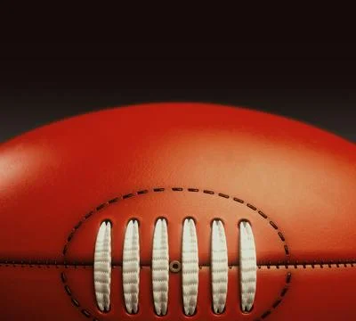 Aussie Rules Ball Stock Illustration